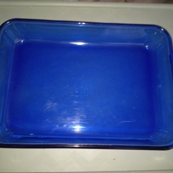 Cobalt Blue Pyrex Lasagna And Square Baking Dish Made In U.S.A. - Picture 6 of 6